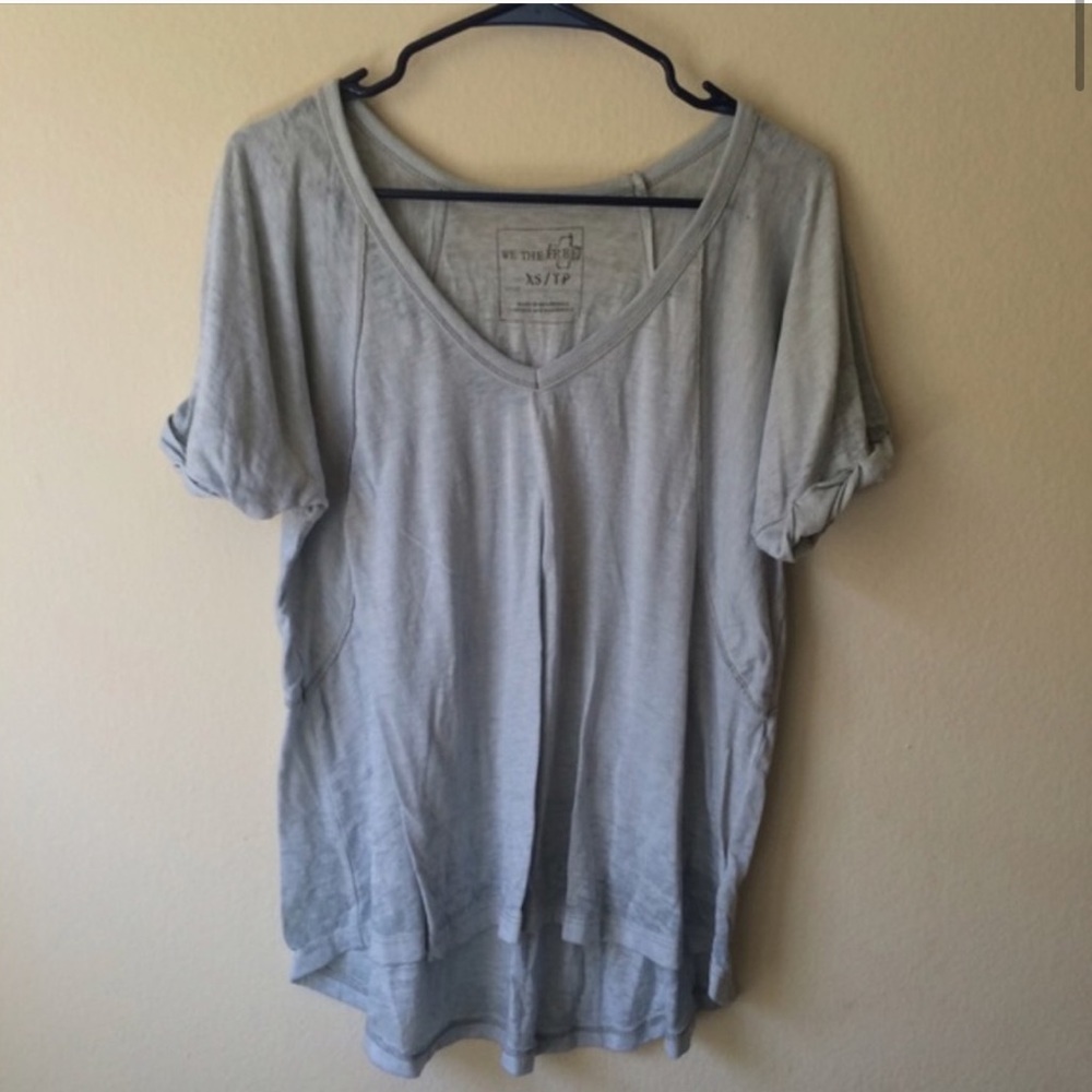 Free People Tribal Blend V-neck